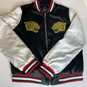 Satin Bomber Jacket